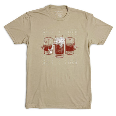 Square root beer shirt with illustrated root beers in a fun math pun artwork | Story Spark
